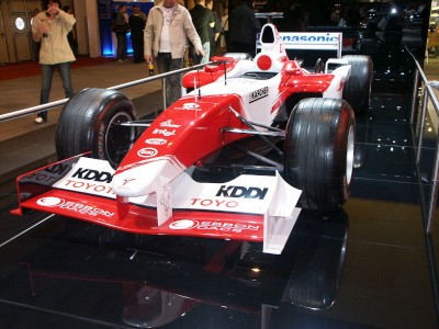 Toyota F1 Car: click to zoom picture.