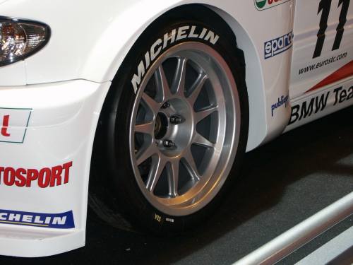 Nice big BMW Alloy Wheel on Touring Car