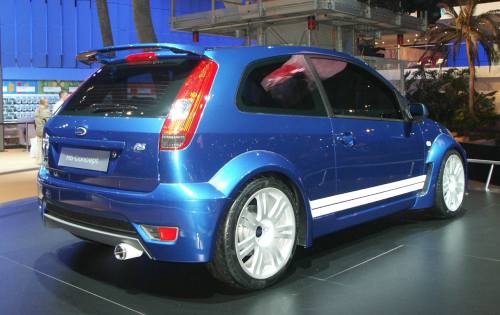 Rear view of Ford Fiesta RS