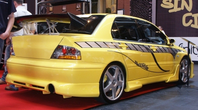 Evo with Veilside Body Kit