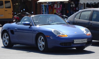 Porsche Boxster Blue: click to zoom picture.