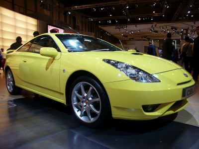 Toyota Celica Yellow: click to zoom picture.