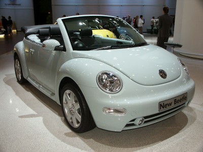 VW Beetle White: click to zoom picture.