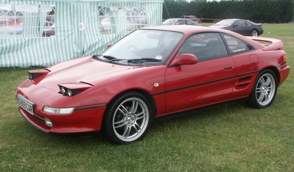 Red MR2 Mk2 Alloy Wheels