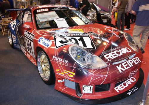 Recaro sponsored Porsche 911 Carrera Cup Car