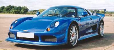 Noble Sports car pictured at track day in Leicestershire