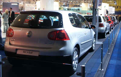 VW Golf Line Up - MkI to Mk5