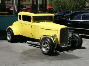 American Graphiti Cars at Mels Diner